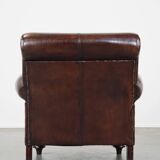 Sheep leather armchair