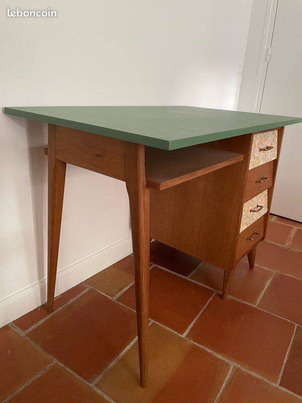 Vintage Scandinavian desk revamped