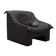 Leather armchair, Italian design, 1960s, production: Italy