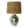 Table lamp in ceramic, Italian Renaissance, Cantagalli style, circa 1880-1900.