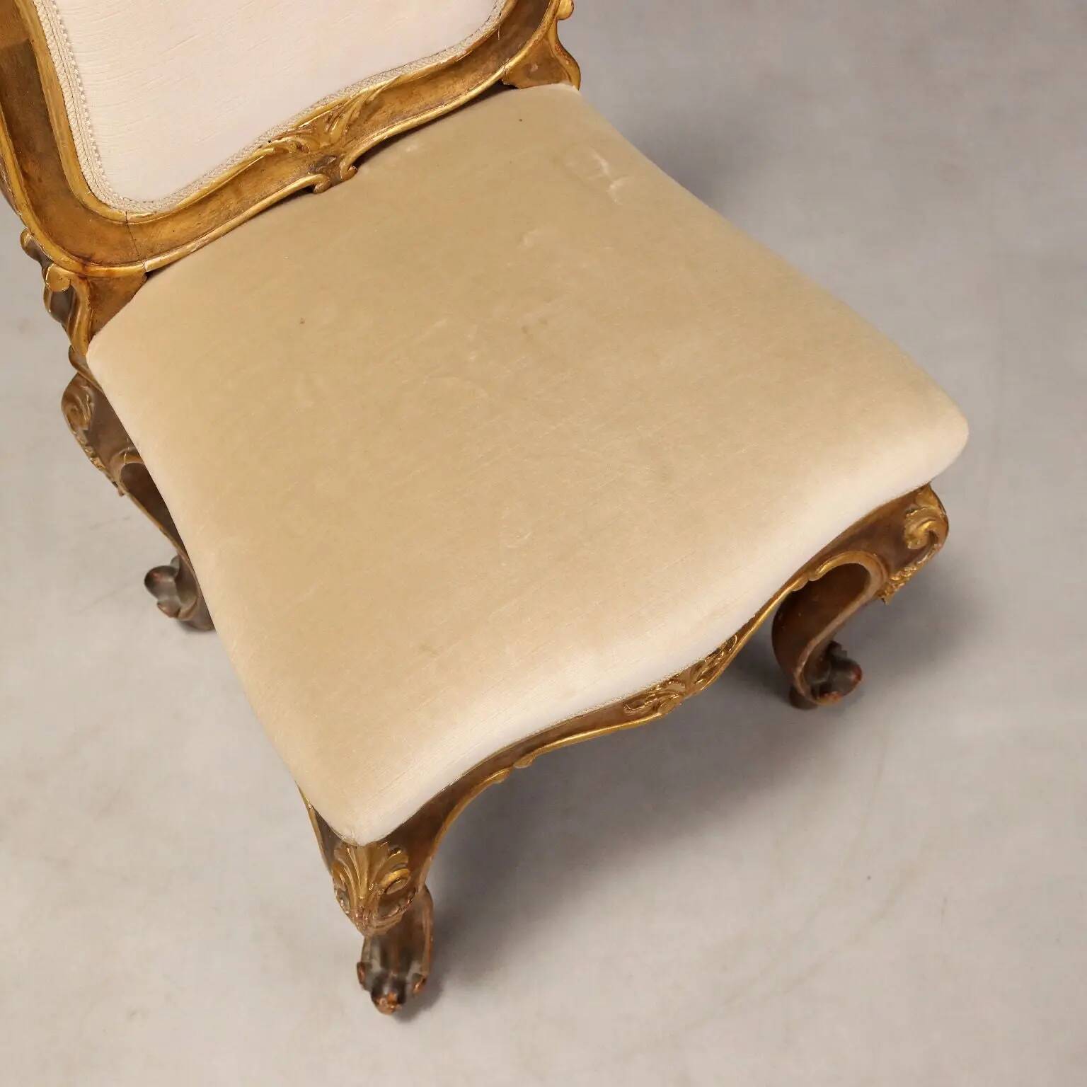 Eclectic antique carved wooden chairs, Italy, 19th century