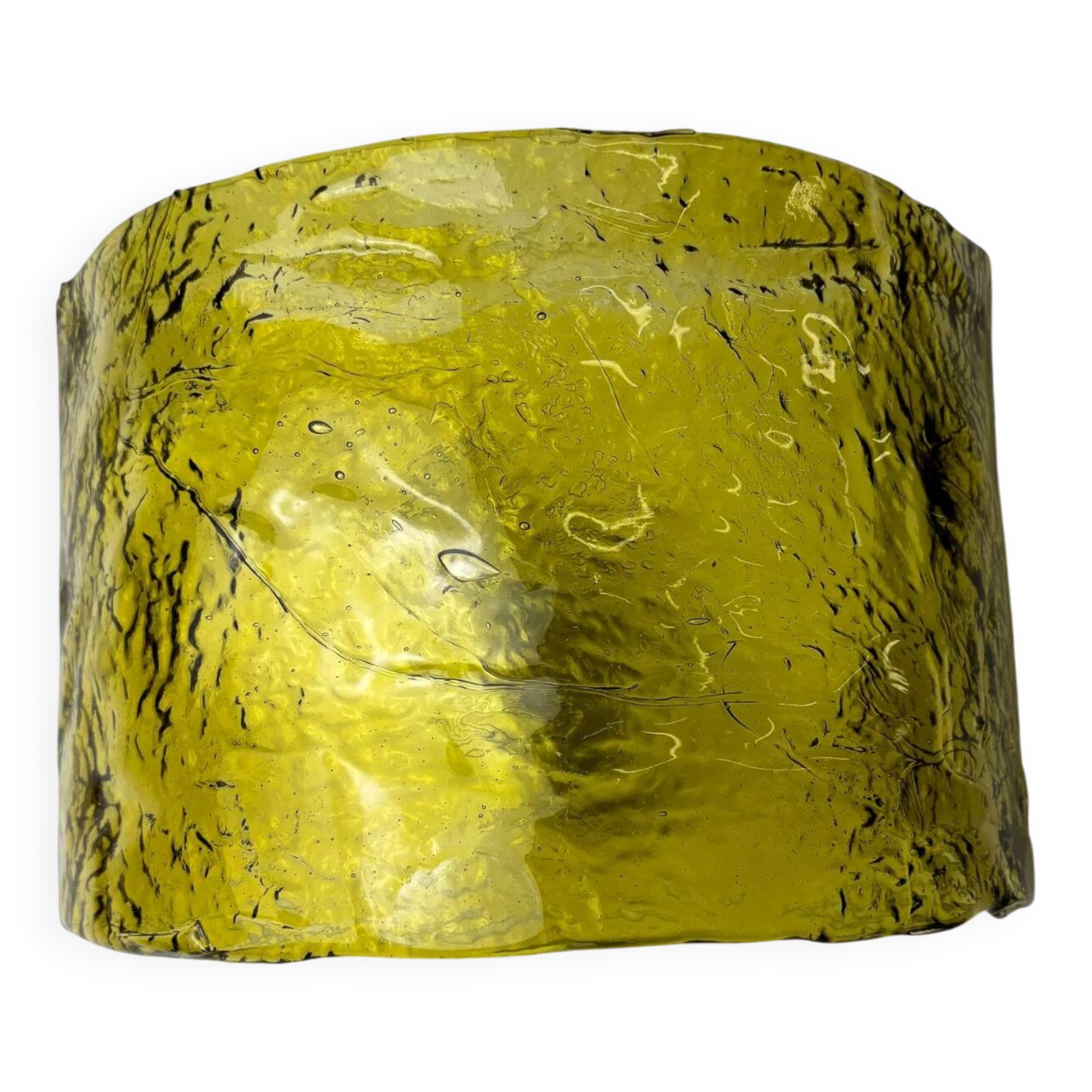 Carlo Nason for Mazzega Murano glass wall sconce, Italy circa 1970s