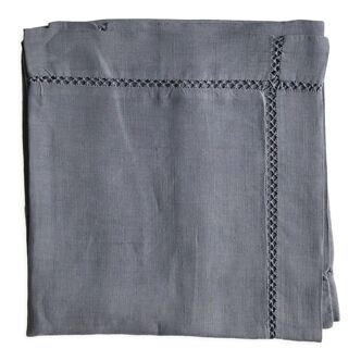 Antique pillowcase in pure linen smoke