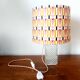 Whisky carafe lamp and abstract lampshade