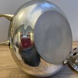 Antique Small Soup Tureen Centerpiece Bouquetière Brass Bronze Silver