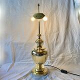Large vintage brass lamp base - height: 75 cm