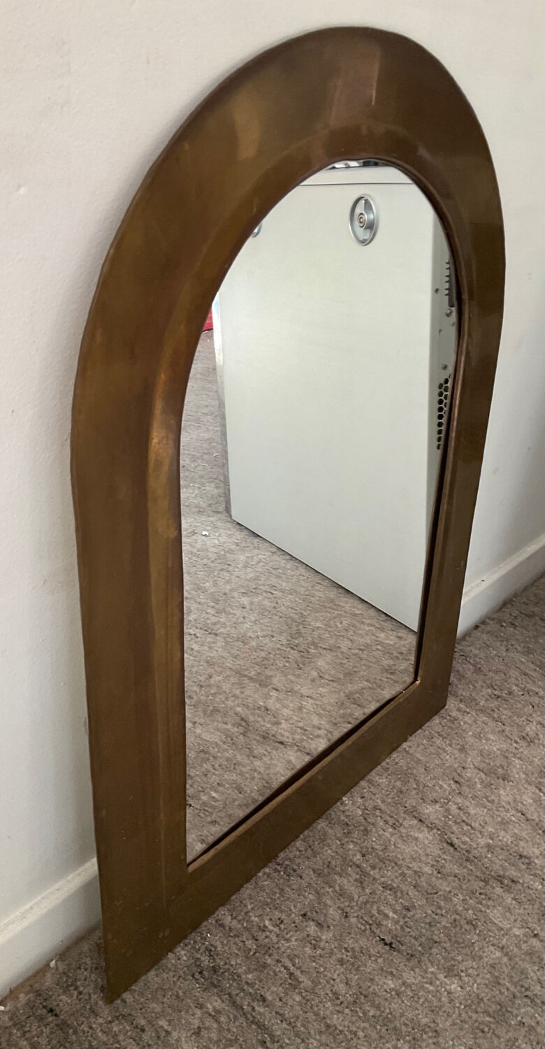 Vintage copper mirror 60s-70s