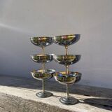 6 Rémy Letang stainless steel cups