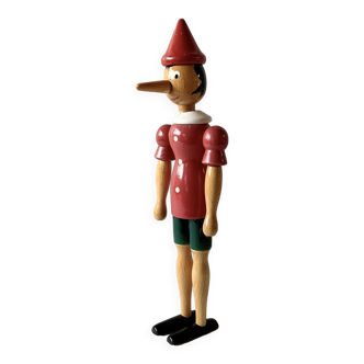 Pinocchio articulé en bois - 31 cm