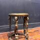 African bronze stool – anthropomorphic figures – tribal art