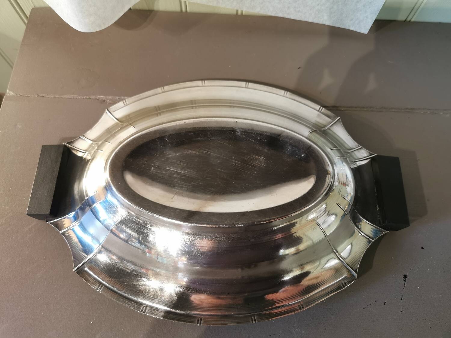 Art Deco silver metal cup