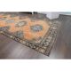 Vintage Turkish Hand-Knotted Runner 125x340