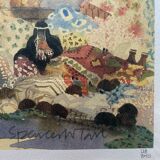 Numbered litho painting "Ladies souk" signed Spencer W. TART (1942) Orientalist