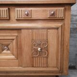 Sideboard buffet oak charles dudouyt art deco 1940