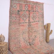 Tapis Boujaad marocain vintage 188 x 281 cm – Tapis berbère fait main en laine 100%