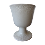 Cracked ceramic standing vase or cup