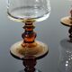 4 verres à vin Luminarc pieds ambrés