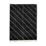 Modern Moroccan carpet black contemporary art 240x340cm