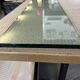 Stunning shelve Glass with Bronze brackets 1970s Peter Ghyczy