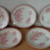 Five plates Saint Amandine Iron Earth