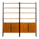 Mid-century free standing two-part wall unit by Brantorps, Sweden, 1960s