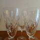 9 Bayel crystal champagne flutes signed, cut crystal.
