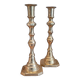 La Redoute x Selency pair of brass candle holders 17