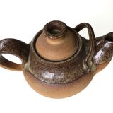 Vintage glazed sandstone teapot denmark