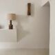 Modernist wooden lamp, 1960s