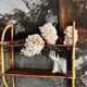Wicker and rattan shelf