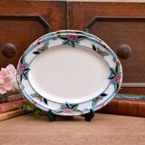 Two Art Deco trays by Losol Ware, large and medium size.