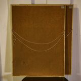 Pair of canvases on jute, ethnic art, framed by Trousson et Cie, Roubaix, 1970s.