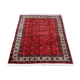 Square turkish kayseri rug 215x190 cm wool hand knotted vintage tribal beige