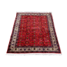 Tapis carré turc kayseri 215x190 cm laine noué à la main vintage tribal beige