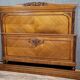 Art Deco period centre bed in marquetry circa 1930-1940