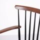 Armchair - Rosewood and black painted - Poul M. Volther - Farstrup - 1960s