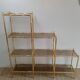 Shelf "false bamboo" 80 years gold metal