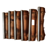 6 knife doors in bamboo and metal