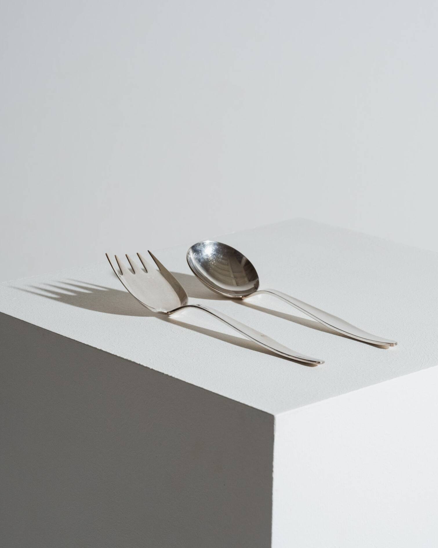 ORLY METAL SERVING CUTLERY, CHRISTOFLE, 1970s