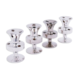 Set of 4 miniature candle holders by Erik Jörgensen, Denmark, 1950s.