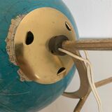 Vintage globe 1974 terrestrial tripod glass Taride