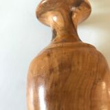 Vintage olive wood lamp