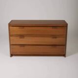 Elm wood chest of drawers by Luigi Gorgoni