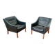 Borge Mogensen pair of armchairs, Fredericia Denmark edition