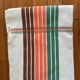 70s Basque tablecloth green/orange/brown