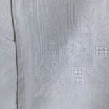 11 square towels GC damask flower openwork