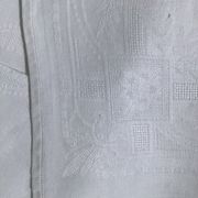 11 square napkins GC floral damask with cutwork