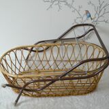 Cradle bassinet in rattan