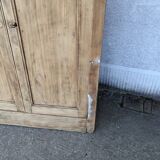 Natural wood cabinet