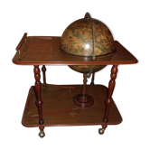 Vintage globe bar trolley 1980